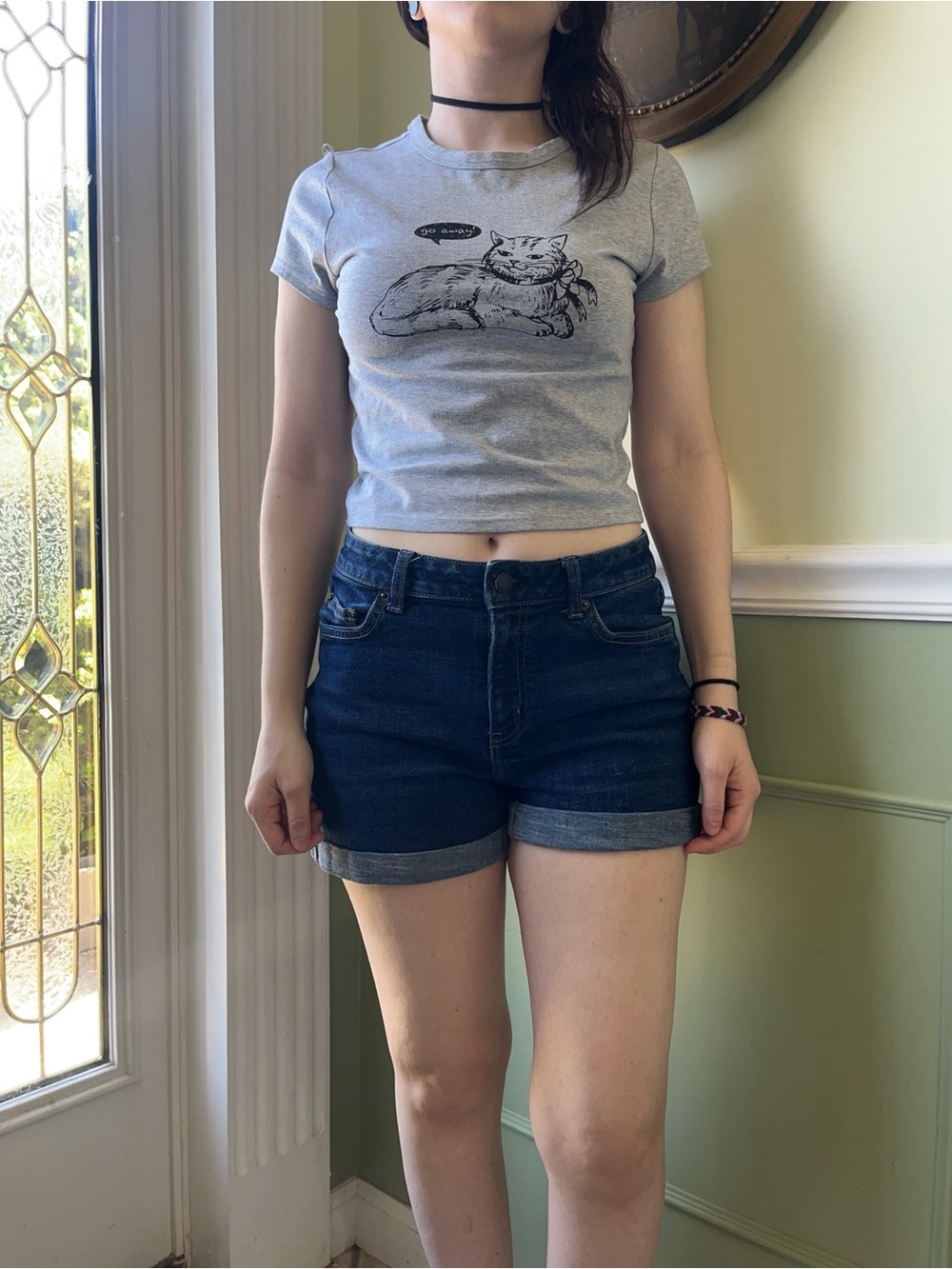 Amazon Basics denim shorts